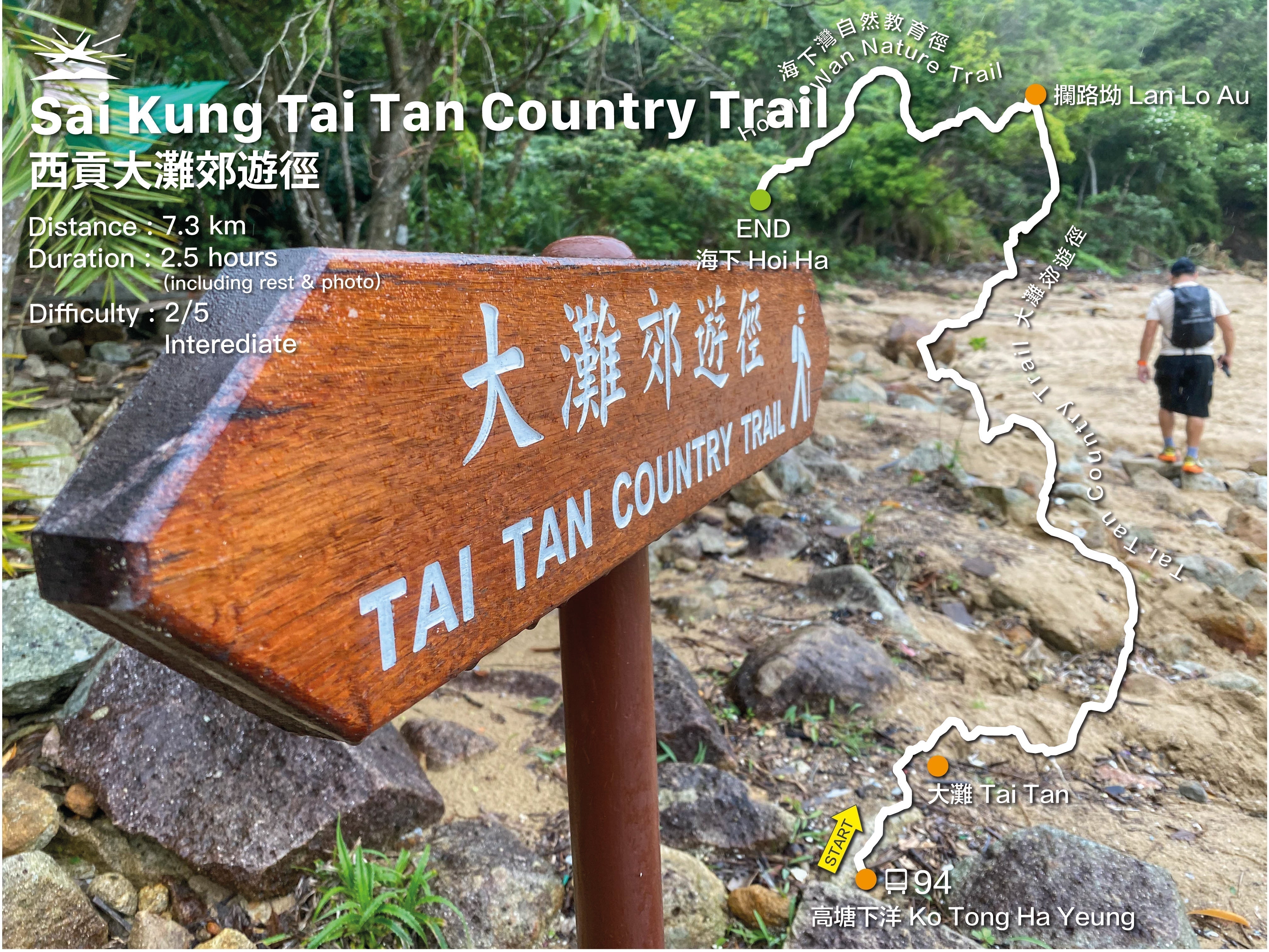 Sai Kung Tai Tan Country Trail to Hoi Ha