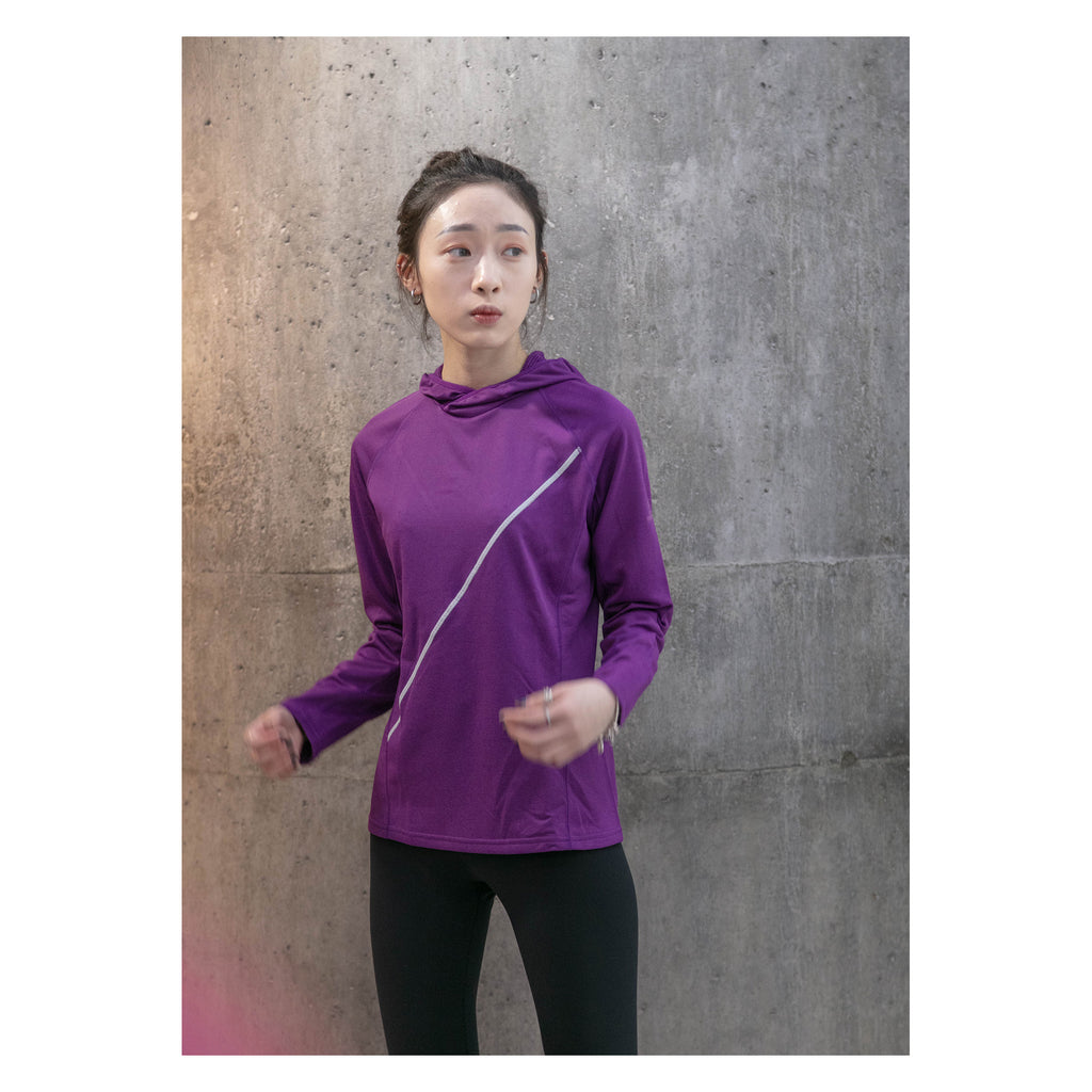 LD PLUME HOODED SWEAT