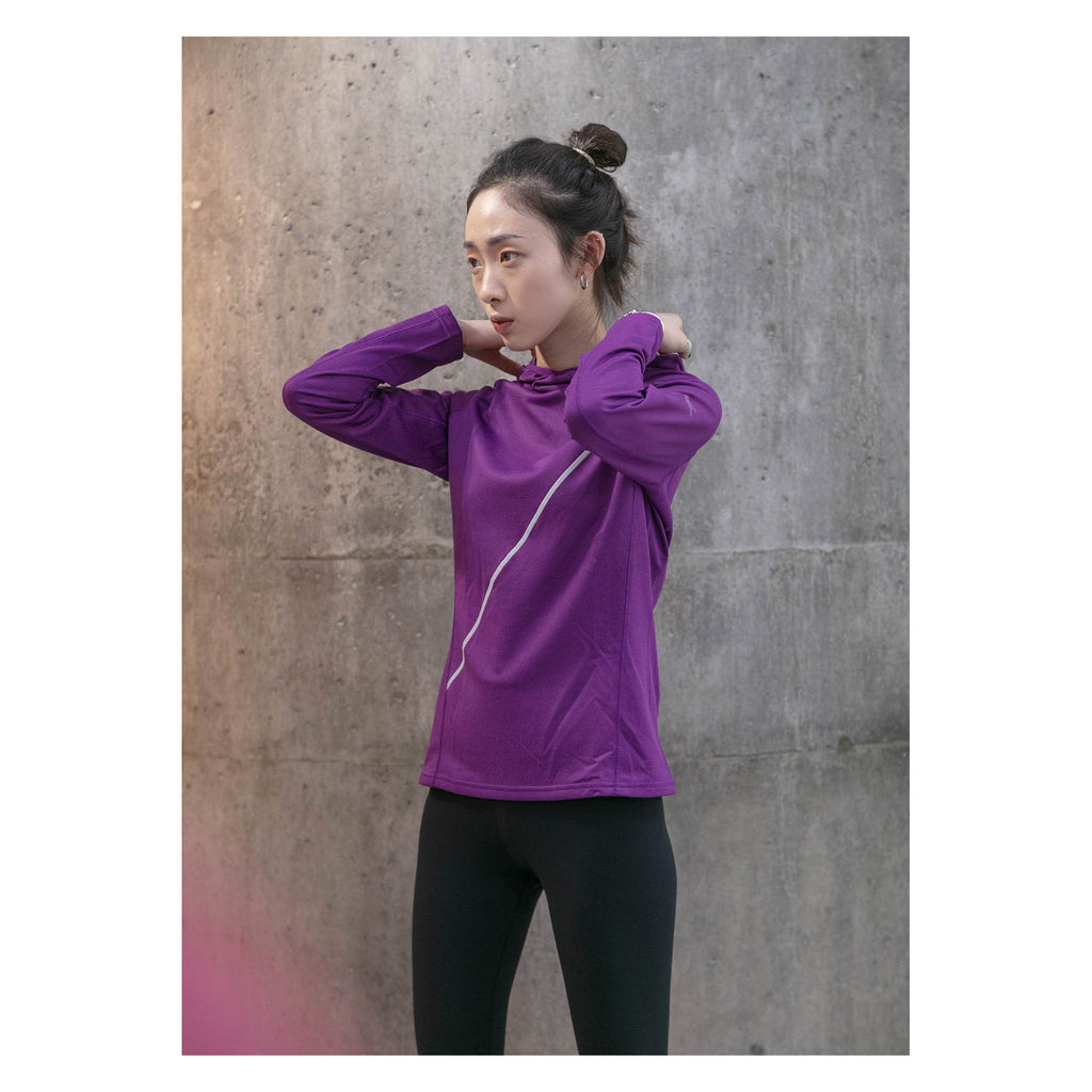 LD PLUME HOODED SWEAT