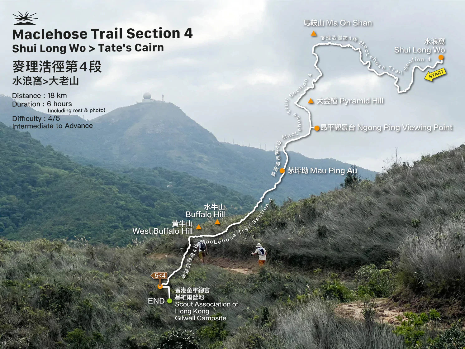 MacLehose Trail Section 4 | Shui Long Wo to Tate's Cairn