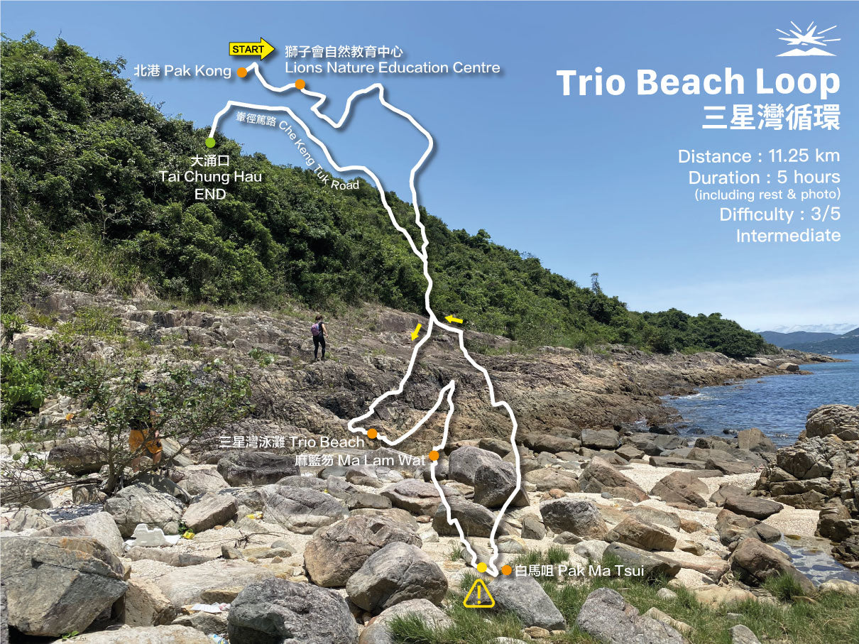 Trio Beach Loop - Tsui Hang Nature Trail to Ma Lam Wat