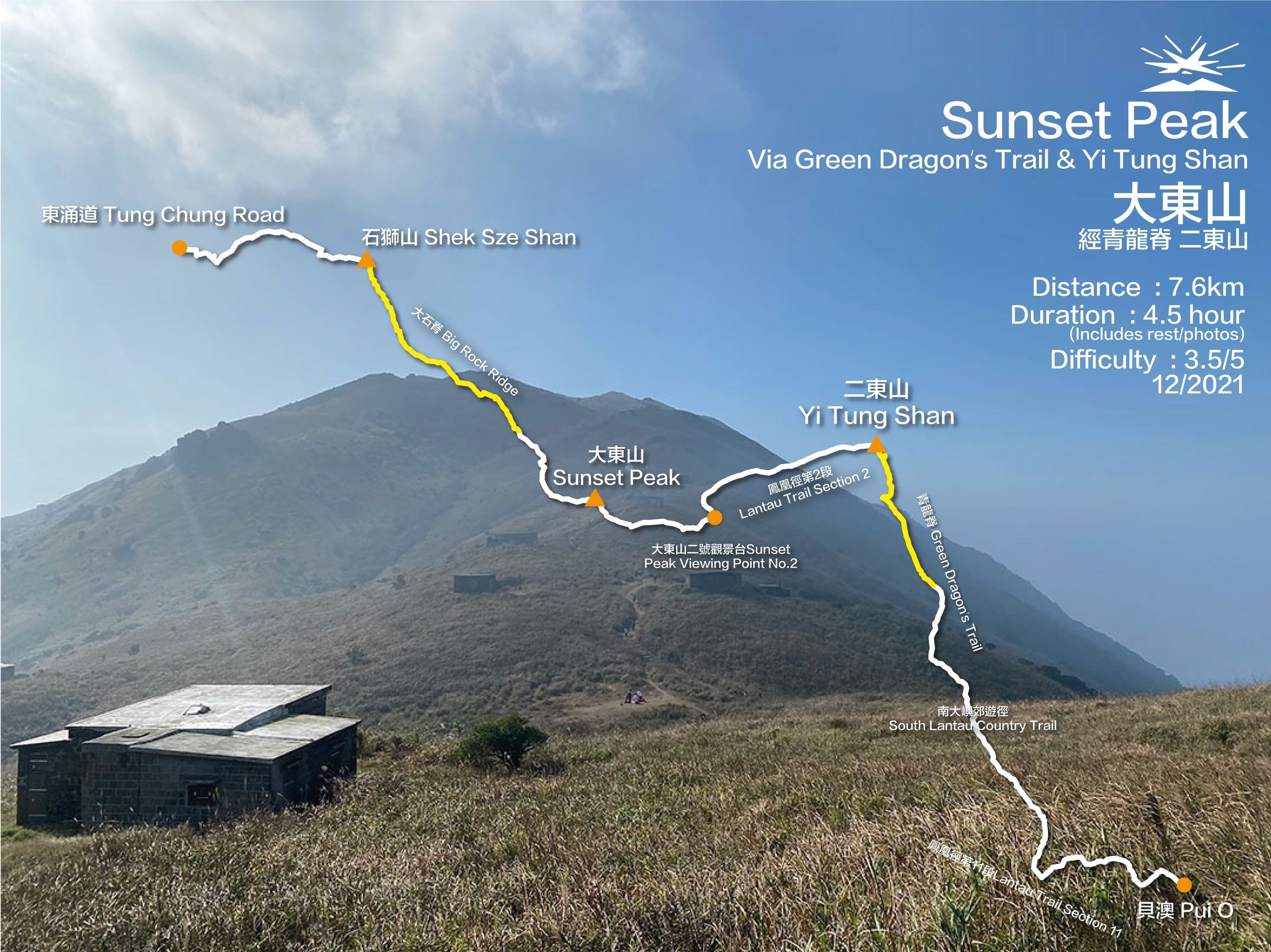 Sunset Peak via Green Dragon's Trail