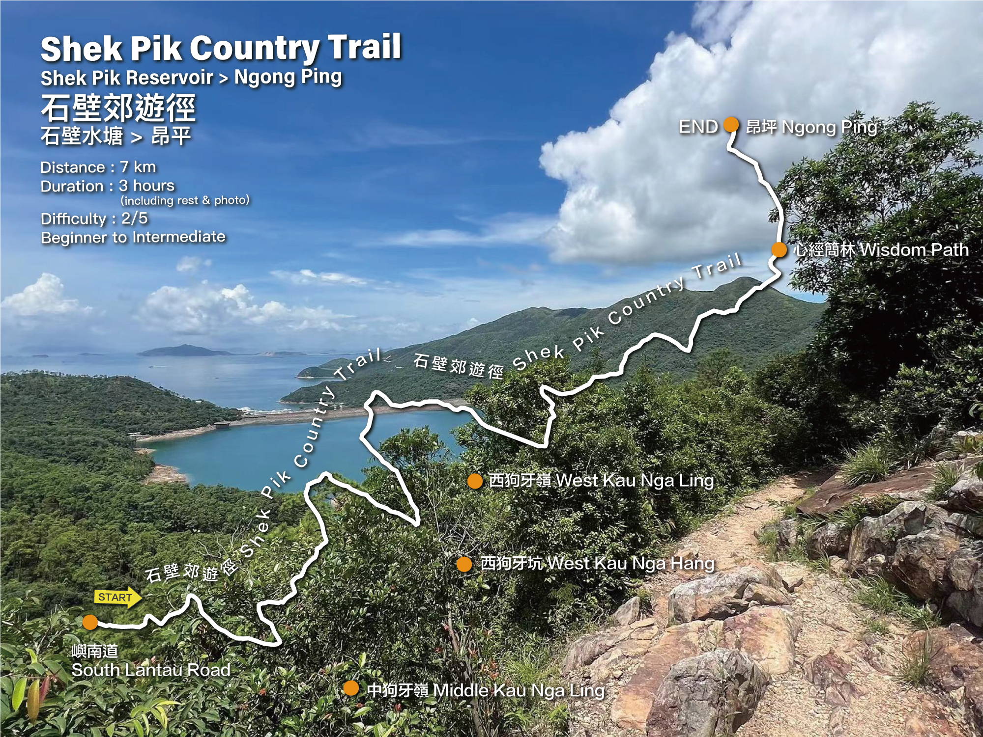 Shek Pik Country Trail | Shek Pik Reservoir to Ngong Ping